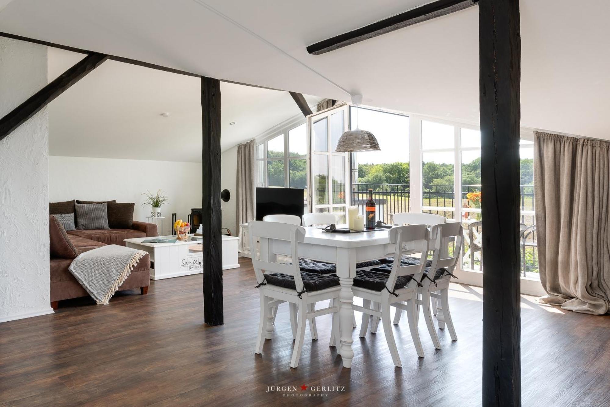 Liegeplatz 1 Apartment Schausende ภายนอก รูปภาพ